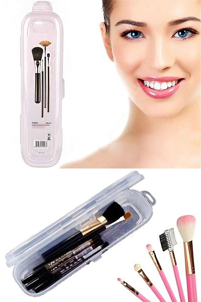 bimbambom Multi Bag with Transparent Lid - Storage Makeup Brush Box