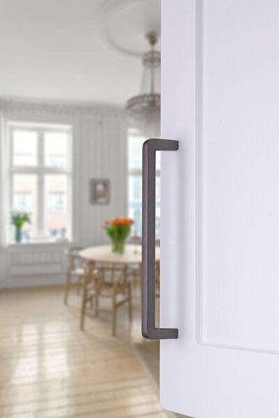 Erkul 526-mat Titan Kulp (224 MM-22.4 CM) Lüks Country Mutfak Mobilya Dolap Çekmece Kulbu (ZAMAK)