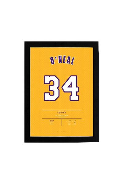 KAYNOCK Shaquille O'neal, Los Angeles Lakers, baschet, pictură poster Nba