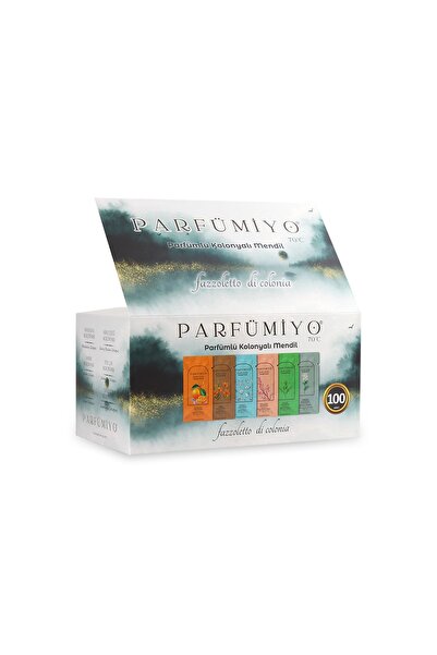 Parfümiyo Karışık Kolonyalı Mendil 100'lü Kutu