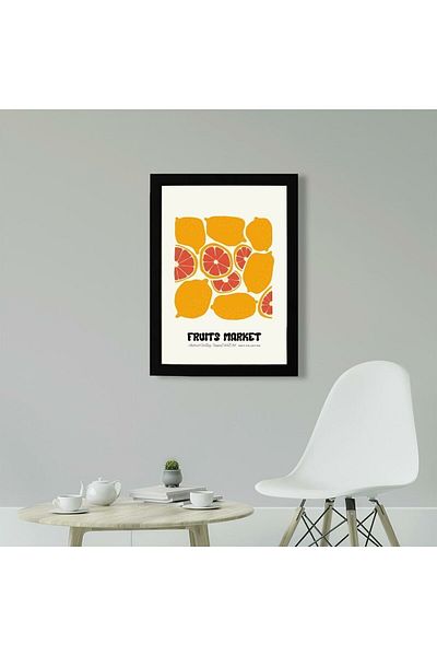 KAYNOCK Grapefruit, Fructe, Minimalist, Decor pentru casa, Decor pentru cafenea de bucatarie Poster Tablo
