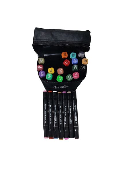 Touch Marker 24 Pieces Double Ended Marker Art Design Pen