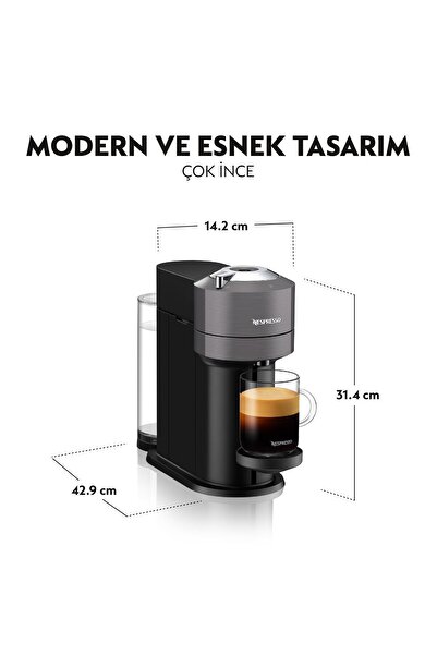 Nespresso Vertuo Next Koyu Gri Kahve Makinesi