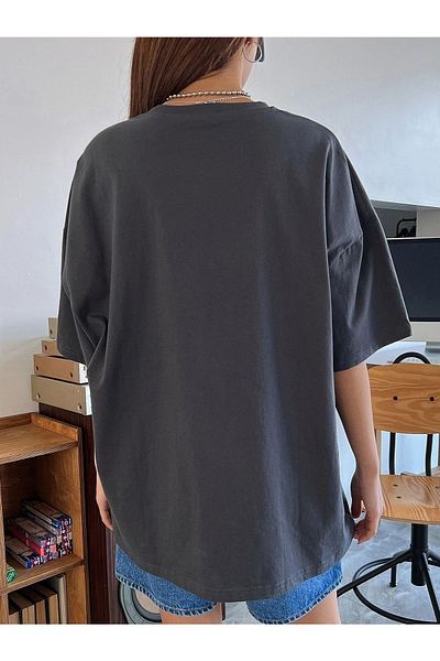 Know Γυναικείο μπλουζάκι Smoked Marvelous Journey με στάμπα Oversize