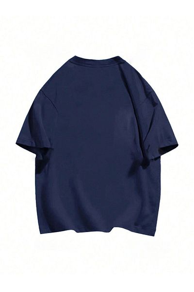 Know Navy Blue Vintage Oversize Women's T-Shirt - 1990 Print Leage
