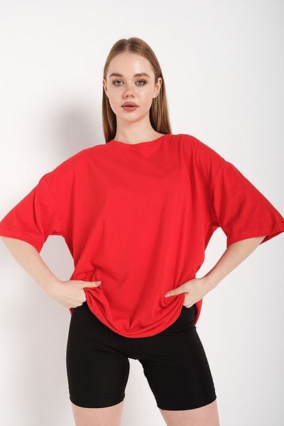 Know Női Red Oversize póló