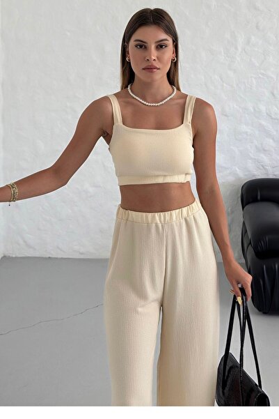 Know Трикотажни панталони и комплект от норка