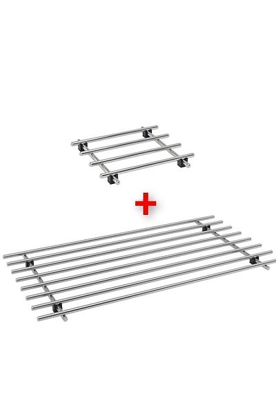 IKEA 2 Pieces Stainless Steel Trivet IKEA 2-Piece Trivet Set Pot Pan Base