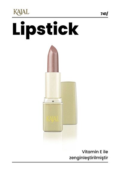 KAJAL Soluk Gül Ruj - Dusty Rose Lipstick - No: 741