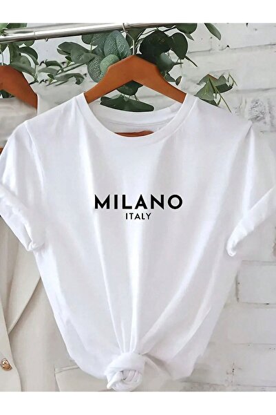 Know Unisex 3 Pack Milano Print Oversize T-Shirt Σετ Μαύρο Γκρι Λευκό