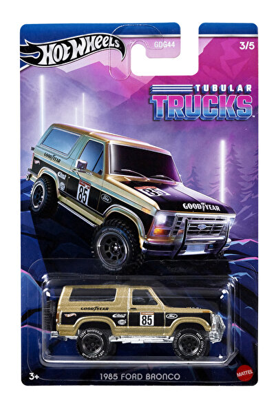 HOT WHEELS Uzun Kart Tubular Trucks 1985 Ford Bronco