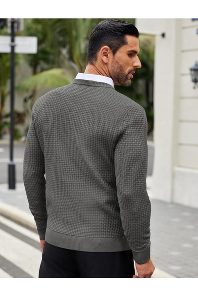 youknitwear you Marco Men's Knitwear Sweater - Crew Neck