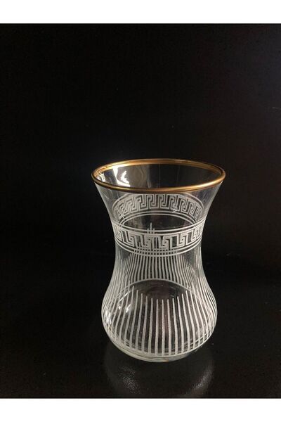 LAV Engraved Patterned Bunch Tea Set for 6 People