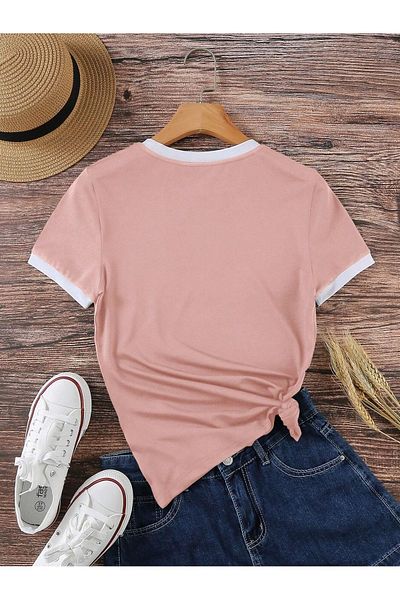 Know Μπλουζάκι Unisex Ροζ Χτενισμένο Interlock