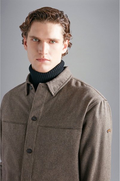 PAUL&SHARK MEN'S WOOLLEN OVERSHIRT