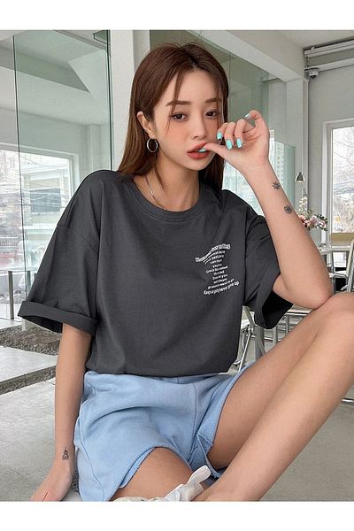 Know Γυναικείο T-shirt Smoked Nothing For Nothing με στάμπα Oversize