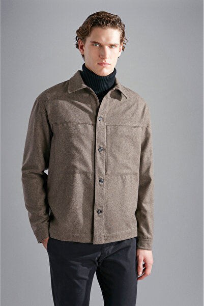 PAUL&SHARK MEN'S WOOLLEN OVERSHIRT
