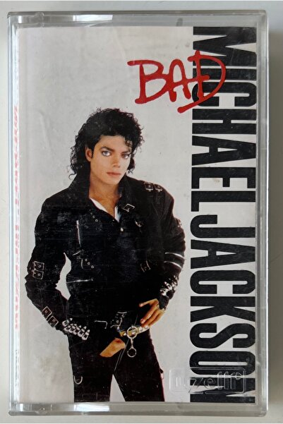 Plakevi İzmir Michael Jackson Bad Kaset (Orjnal Dönem Kağıt Baskı Kaset)