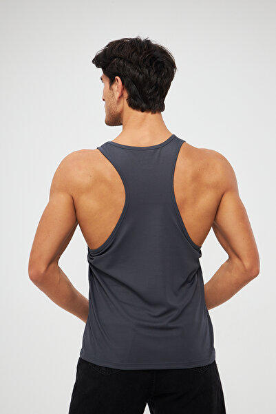 YÜKSEL IŞIK Чоловічий спортивний атлет - Антрацит з принтом