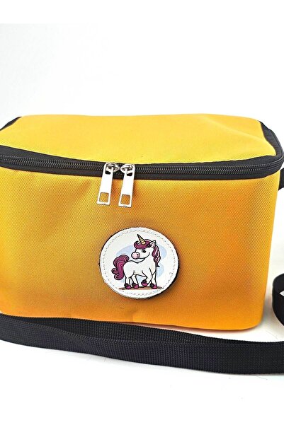 Woys Bags Kindergarten, Primary School Yellow Color Lunch Box
