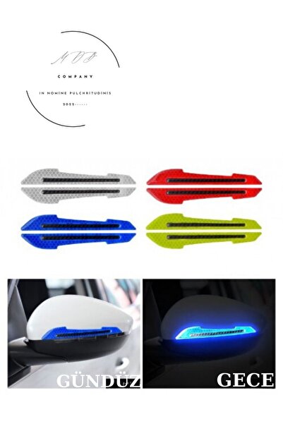 Modo Di Bellezza شريط عاكس ملون لحماية تأثير مرآة السيارة