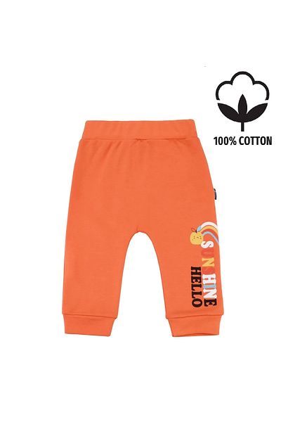 Miniworld Hello Rainbow Printed Bottom Orange