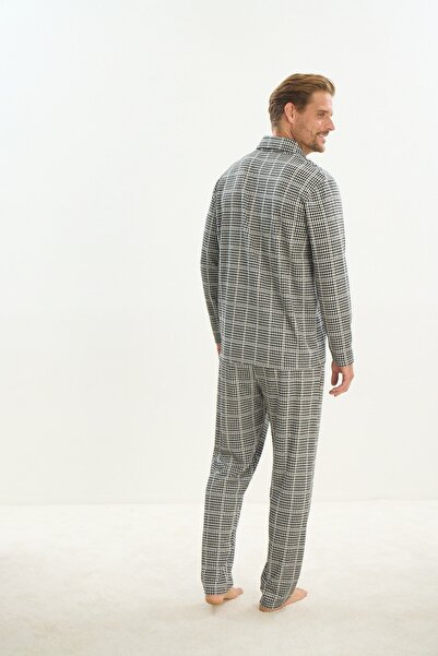 Svm 9541 ERKEK DÜĞMELİ PİJAMA TAKIM