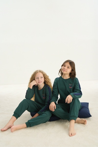 ZEYZEY 8732 KIZ Ç. BASKILI EŞOFMAN TAKIM