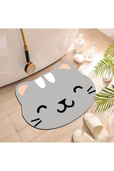 Else Dekor Else Kitten Water Absorbent - Μονοκόμματο χαλί μπάνιου ζώων