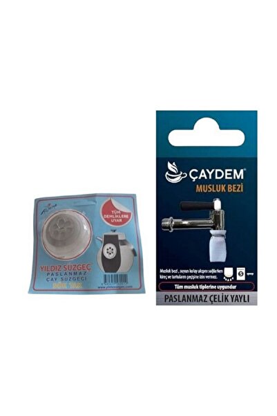 OSMANLI ÇAY KAZANLARI 1 pachet de pânză pentru robinet otomană + sită pentru ceainic