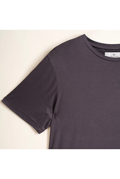 Penelope Men's Short Sleeve L Anthracite T-Shirt - Baily Collection