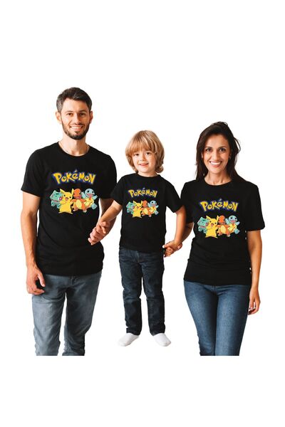 TakeTshirt Tricou combinat de familie Pokemon Mother Father Kid (Prețul este pentru un singur articol)