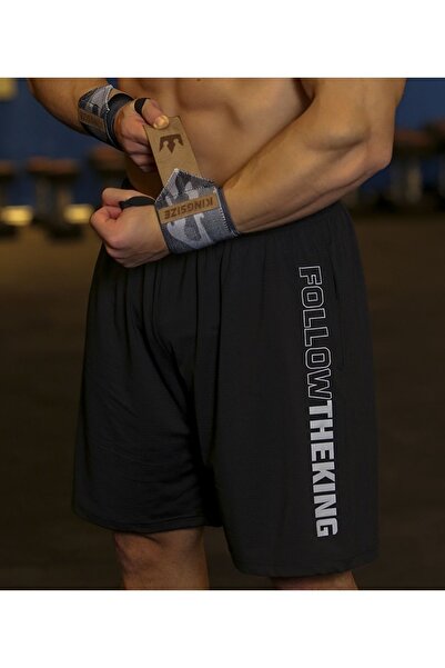 Kingsize Nutrition Follow The King Stretch Şort Siyah