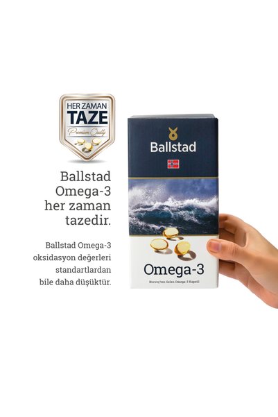 Ballstad Omega 3 - 1050 Mg Norwegian Fish Oil Capsule