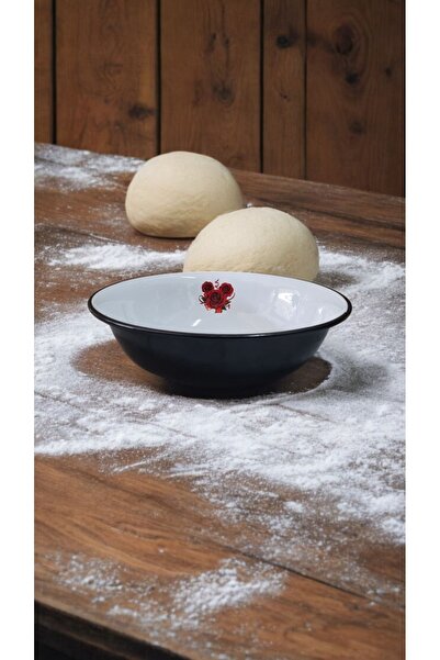 emaye market Set of 3 Enameled Dough Legeni, Salad Dumplings and Vicious Mixing Bowl - Deep Plate