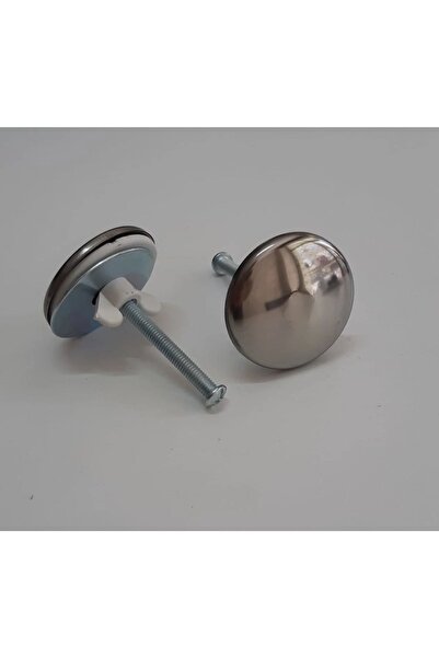 MELEKYAPI Lavabo Batarya Delik Kapatma Tapası Krom Görünümlü Arıtma Delik Kap...