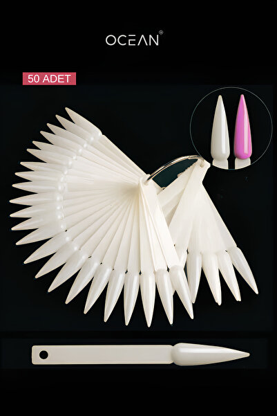 Ocean Kalıcı Oje Renk Kartelası, Oje Rengi Sergileme Anahtarlık Kartela