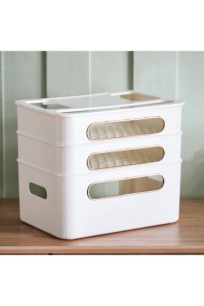 Home Box Generic 3-Layer Wireless Router Storage Box