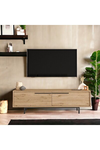 Robin Home Tv Ünitesi Sehpası Metal Ayaklı 160cm Sepet