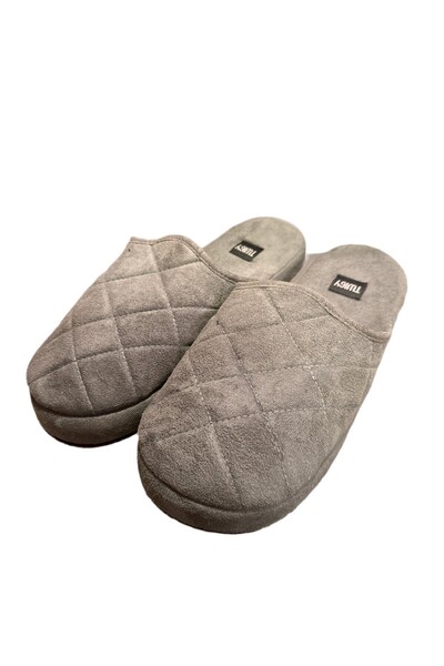 Twigy Men's Gray House Slippers - Ee0819