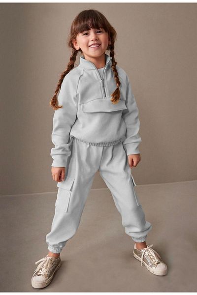 My Kids Wear Pocket Detailed Suit