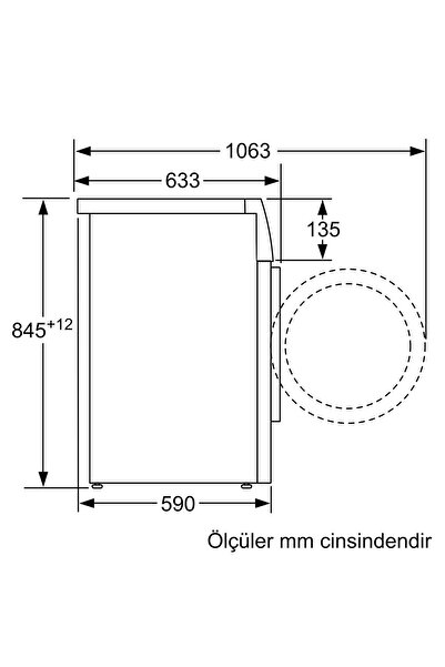 Profilo Çamaşır Makinesi 9 kg 1200 dev./dak.