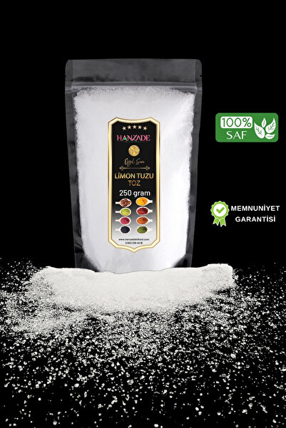Hanzade Bitkisel Limon Tuzu Toz 250 Gr
