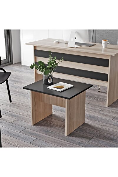 Robin Home Meşe - Siyah Ofis Sehpası