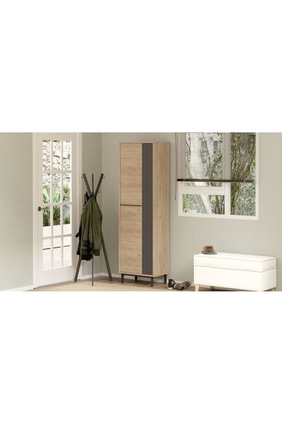 Robin Home Rio Ayakkabılık Metal Ayaklı 9 Raflı Sepet-Antrasit