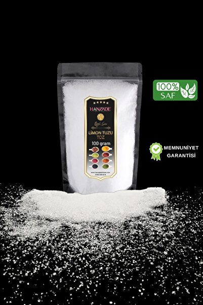 Hanzade Bitkisel Limon Tuzu Toz 100 Gr