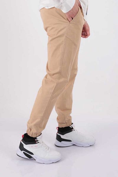 Cazador Μπεζ ανδρικό παντελόνι Jogger