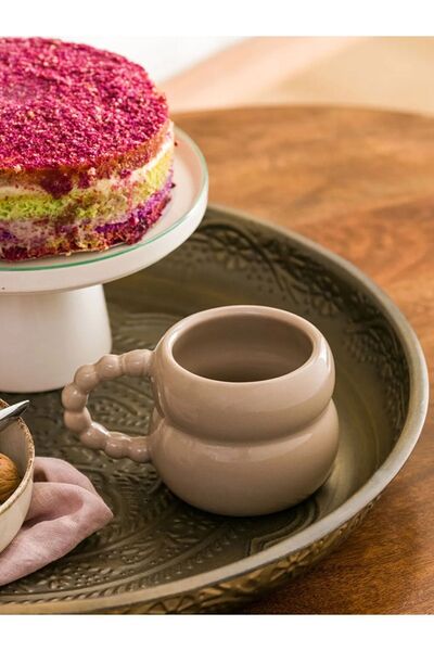 LC Waikiki AYMİRA GİYİMDEN ŞIK SOĞUK VE SICAK İÇECEKLER İÇİN UYGUN Seramik Kupa 320 Ml