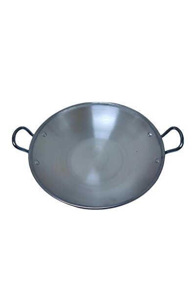 ÖZYETİŞEN METAL Kavurma Saç Tava Ağız Çap 52 Cm 1375 gr 150 ml Kalınlık