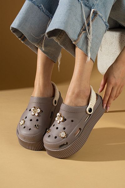 Pembe Potin Γυναικεία Mink Eva Sea Beach Cook Doctor Nurse Hospital Comfort Casual σανδάλια Παντόφλες